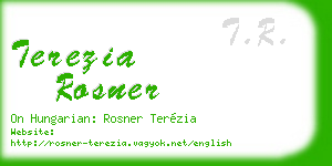 terezia rosner business card